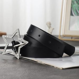 Retro Fashion Decorative Five-pointed Star Jeans Belt - Image 2