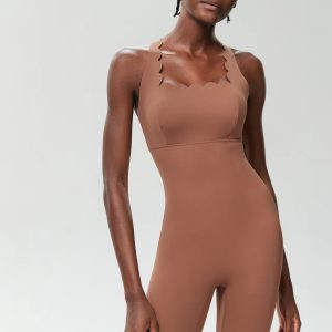 Casual Small Wave Back Yoga Fitness Gym Set - Image 7