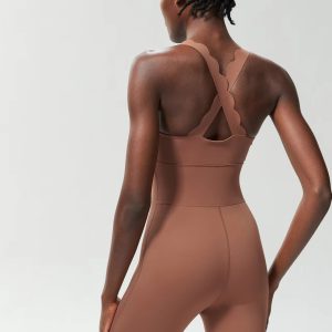 Casual Small Wave Back Yoga Fitness Gym Set - Image 11