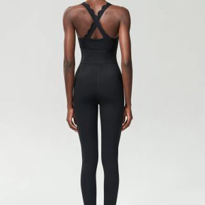 Casual Small Wave Back Yoga Fitness Gym Set - Image 22