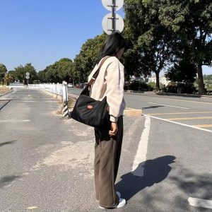 Elegant Solid Baguette Shape Versatile Handbags Designer Tote Shoulder Bags - Image 2
