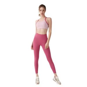 Trendy High Impact Shockproof Bra With Fixed Pads Fitness Tracksuits - Image 7