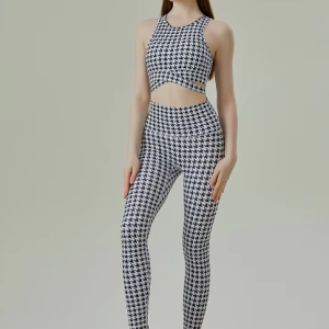 Casual Push Up Leggings And Bra High Stretchy Two Pieces Yoga Sets