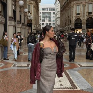 Chic Zipper Braid Leather Lapel Long Sleeve Elastic Streetwear Jacket - Image 10
