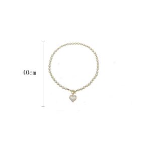 Elegant  Heart Shape Imitation Pearls Chain Necklaces - Image 13