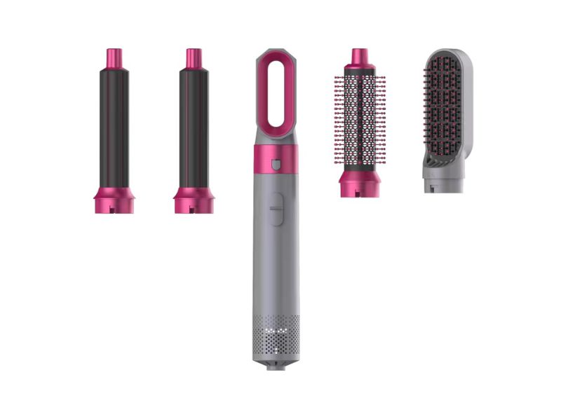 5 in 1 Low Noise Hair Styler Professional Hair Curling Straightening Hair Drying Hot Air Brushes 1000W - Image 6