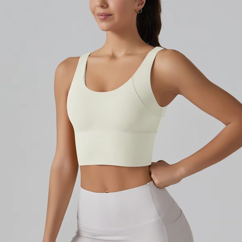 Trendy Breathable Nylon Yoga Fitness Top - Image 31