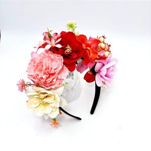 Flower Crowns Faux Floral Hairband Wedding Art Photography Hair Accessories - Image 7