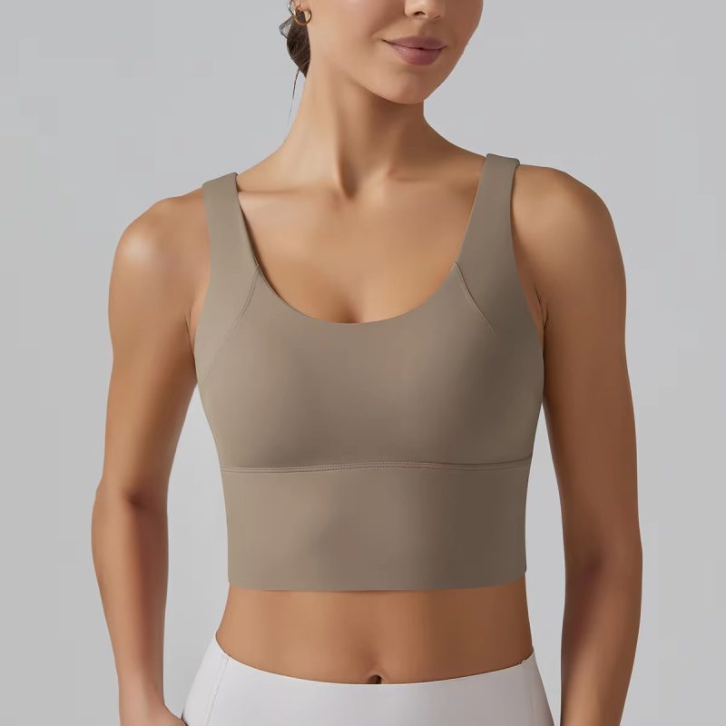 Trendy Breathable Nylon Yoga Fitness Top