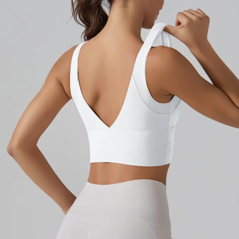 Trendy Breathable Nylon Yoga Fitness Top - Image 28