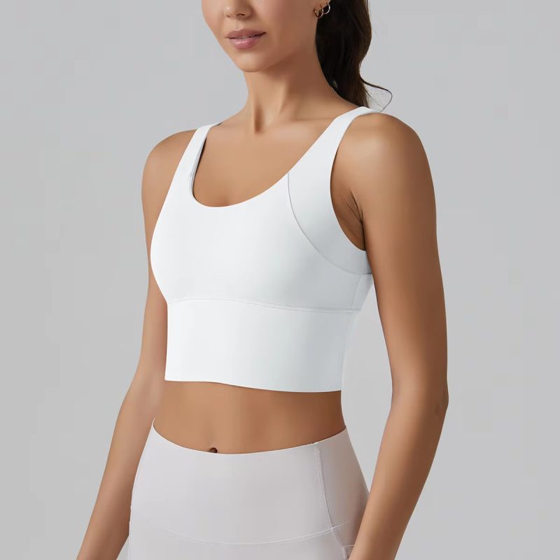 Trendy Breathable Nylon Yoga Fitness Top - Image 26