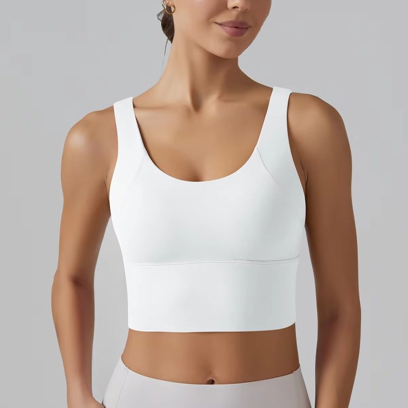 Trendy Breathable Nylon Yoga Fitness Top - Image 25