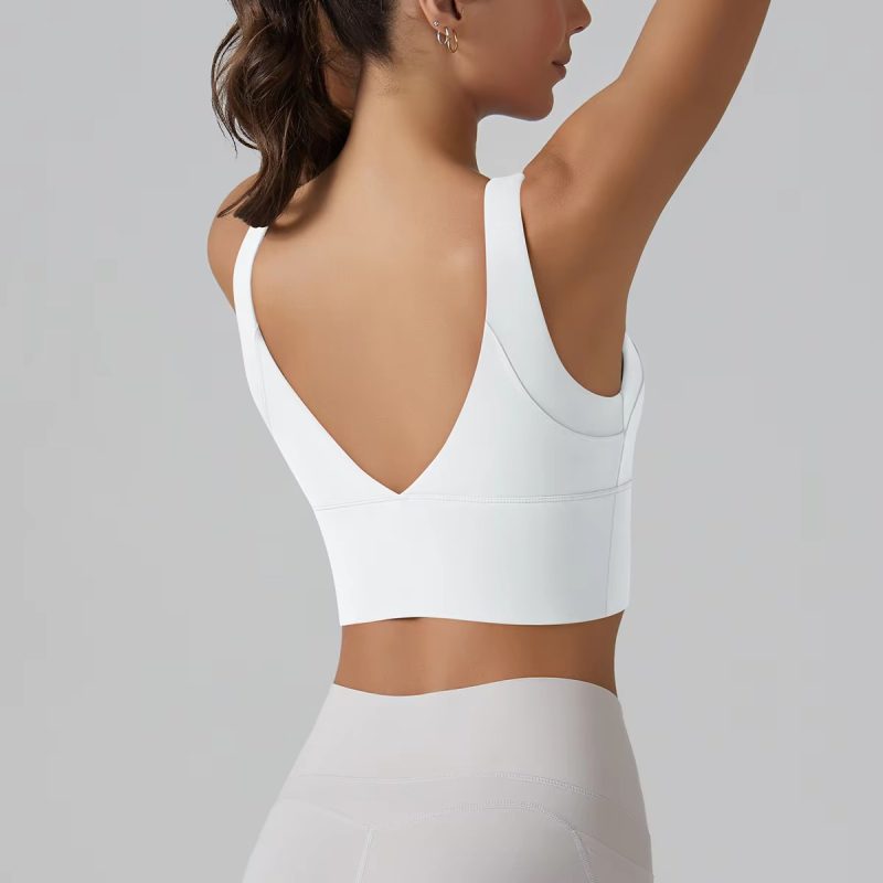 Trendy Breathable Nylon Yoga Fitness Top - Image 29