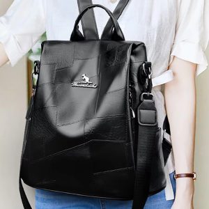 Vintage Embossing high capacity Silt Pocket travel backpack school bags