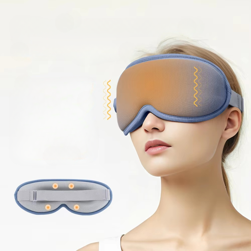 Electric Graphene Hot compress 5 Vibration Modes 3-level Heated Massage Eye Mask