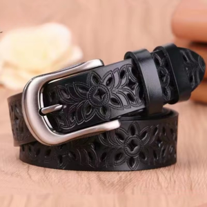 Second Layer Cowskin Genuine Leather Vintage Pin Buckle Strap Jeans Accessories - Image 6