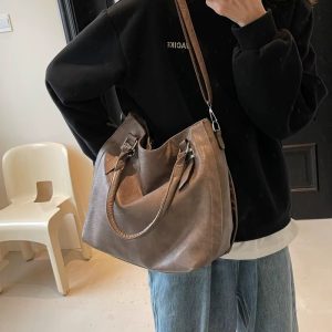 Casual High Quality Soft Leather Vintage Cross-body Bag - Image 7