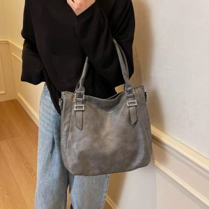 Casual High Quality Soft Leather Vintage Cross-body Bag - Image 9