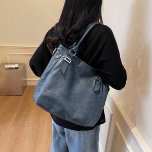 Casual High Quality Soft Leather Vintage Cross-body Bag - Image 10