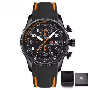 Auto Date Wristwatch Water Resistant Clock Quartz Mens Watches - Image 2