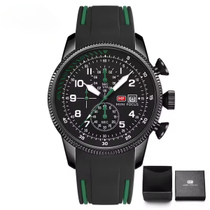 Auto Date Wristwatch Water Resistant Clock Quartz Mens Watches - Image 4