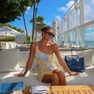 Casual Flower Skew-collar Sleeveless Beach Crochet Strap Short Mini Dress - Image 6