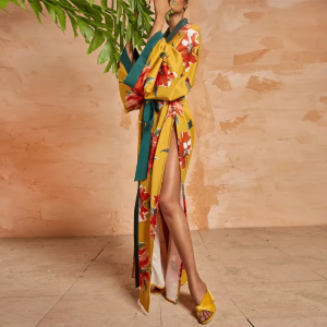 Long Cardigan Cosplay Cardigan Blouse Shirt Traditional Kimono