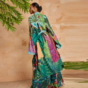 Long Kimono Cardigan Cosplay Cardigan Blouse Shirt Traditional Kimono - Image 3