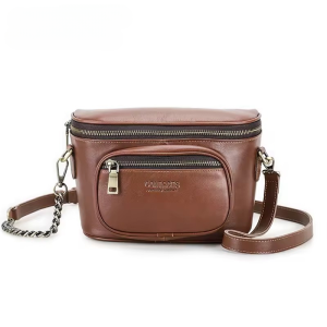 Luxury Genuine Leather Phone Pocket Sling Shoulder Crossbody Bags - Image 4