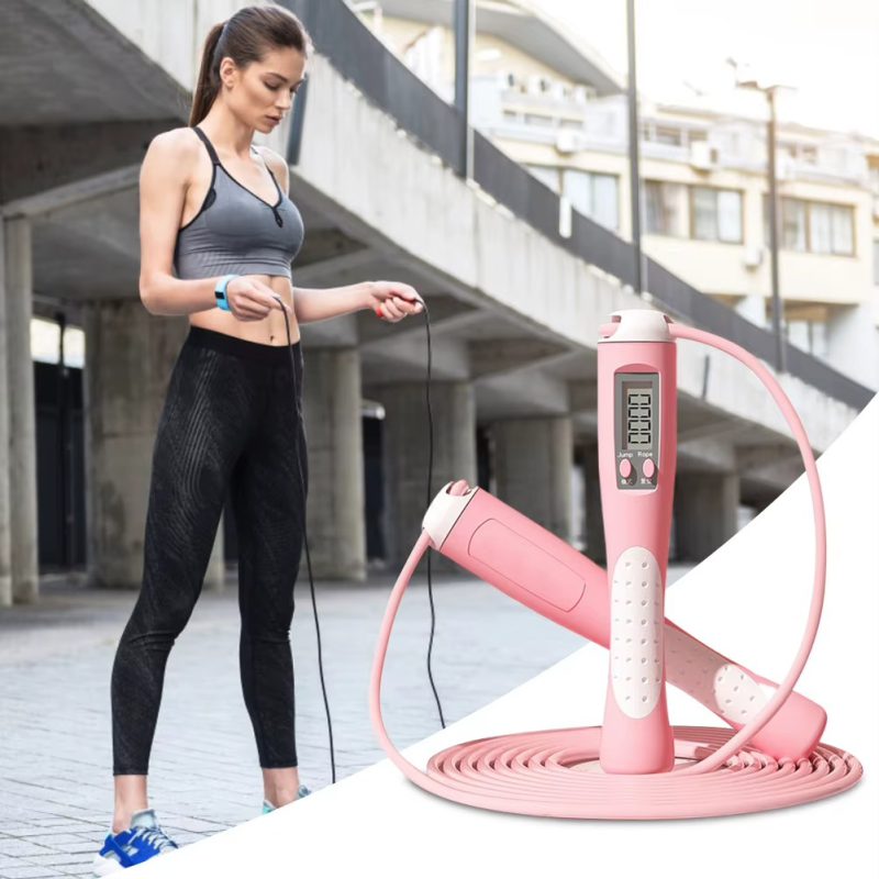 2.8m Counting Jump Rope Adjustable Skipping Rope Jumping
