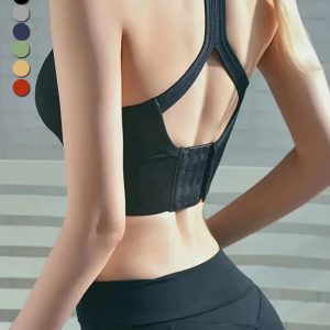 Trendy Comfortable Knitted Shockproof Seamless Sports Bras - Image 2