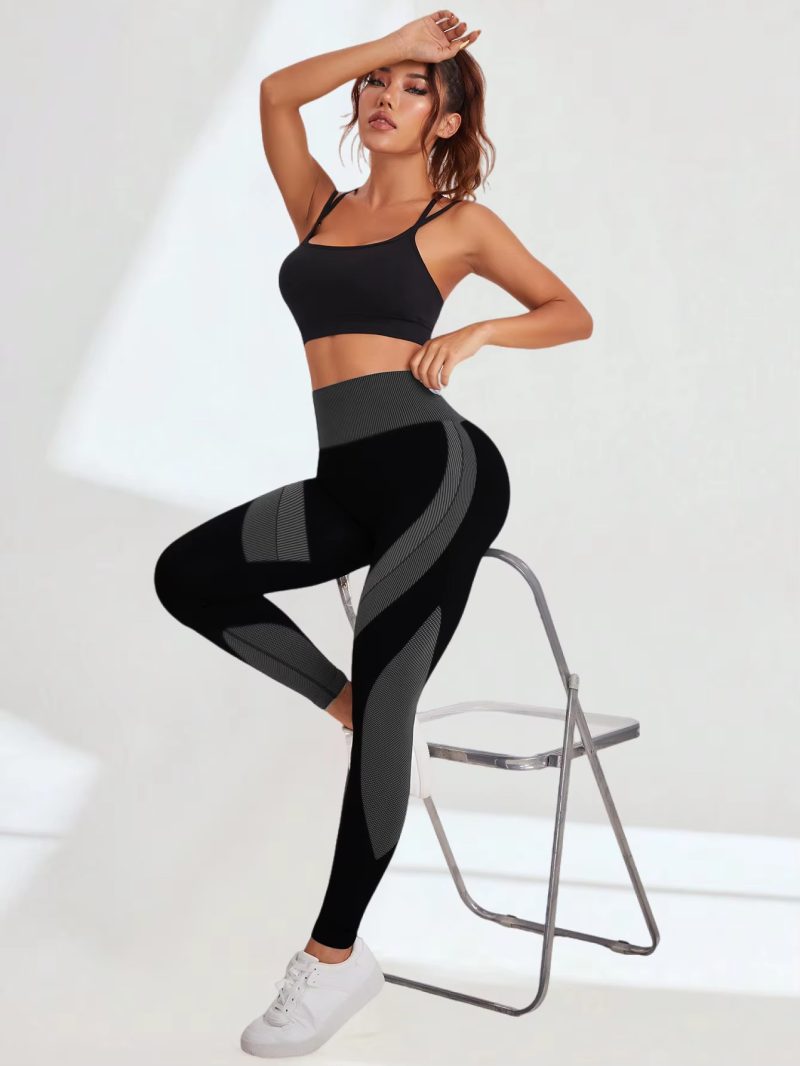 Trendy High Waisted Soft Stretchy Breathable Yoga Leggings