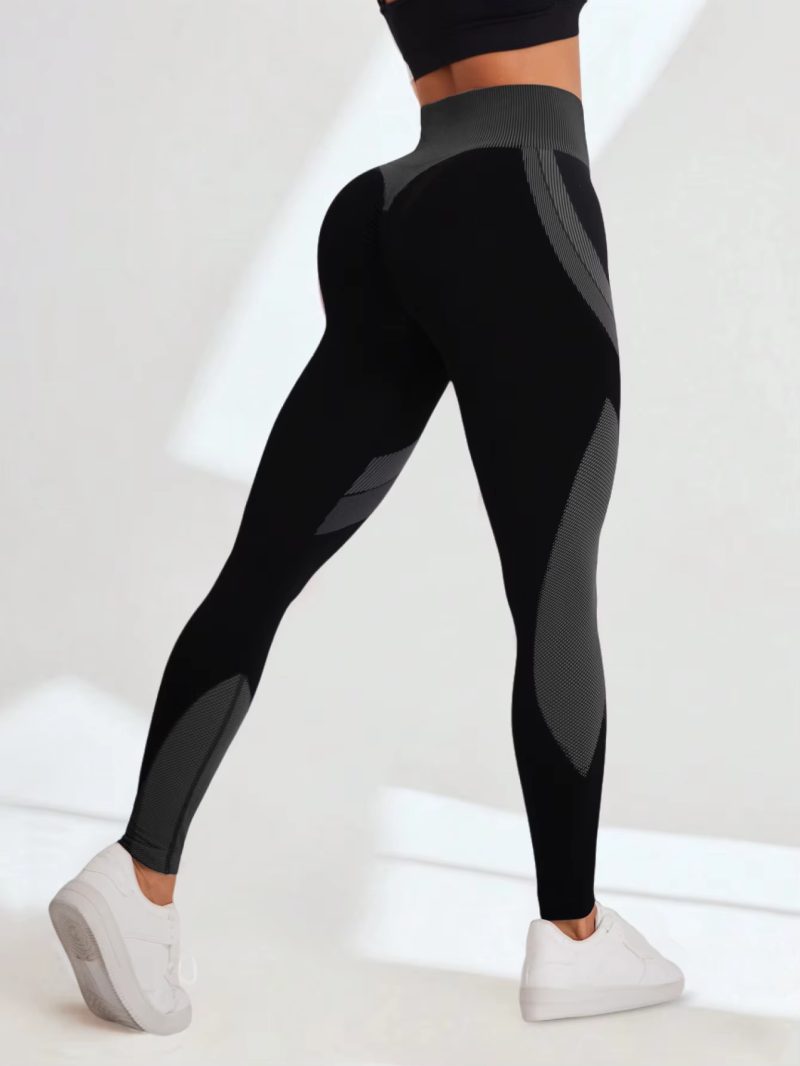 Trendy High Waisted Soft Stretchy Breathable Yoga Leggings - Image 4