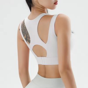Trendy Knitted Breathable Shockproof Yoga Bra Sportswear - Image 6