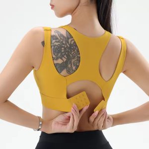 Trendy Knitted Breathable Shockproof Yoga Bra Sportswear - Image 12