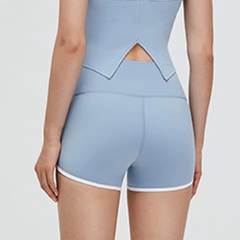 Trendy Running Speed Drying High Waisted Hip Lifting Sports Shorts - Image 4
