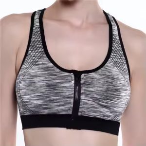 Trendy Shockproof Padded Breathable Athletic Gym Sports Bra - Image 5