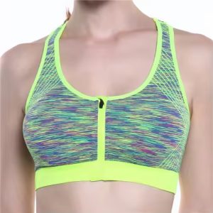 Trendy Shockproof Padded Breathable Athletic Gym Sports Bra - Image 7